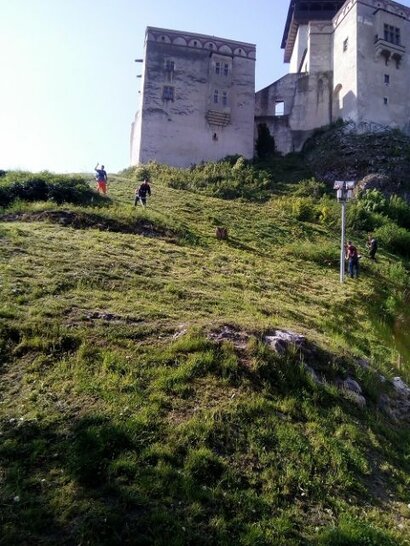 Žiaci SOŠ Pruské na Trenčianskom hrade