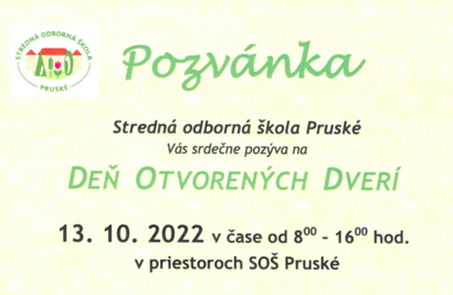 Deň otvorených dverí 2022
