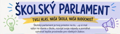 Vyhlásenie volieb do Školského parlamentu SOŠ Pruské