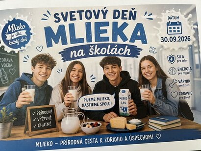 Svetový deň mlieka na školách na SOŠ v Pruskom