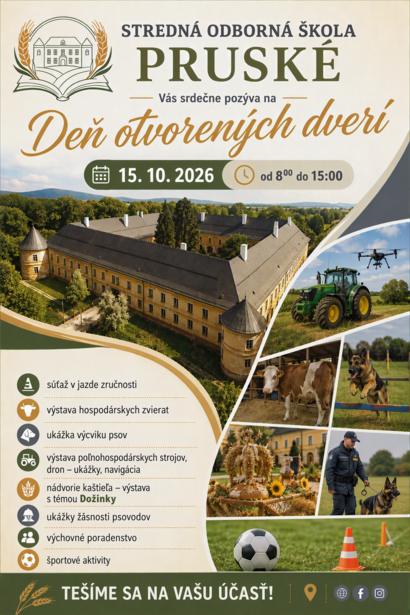 🌾 Deň otvorených dverí v znamení Dožiniek 🌾