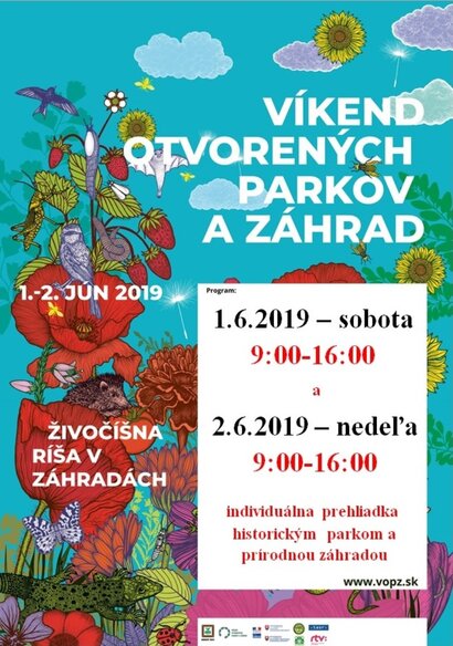 Víkend otvorených parkov a záhrad v SOŠ Pruské