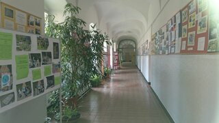 chodby kaštieľa SOŠ Pruské