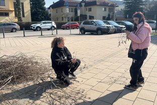 Zväčšiť fotografiu - Jarná výzdoba v púchove v podaní žiakov soš pruské