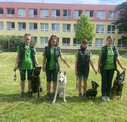 Medziškolský pretek - Šindolka vo všeobecnom výcviku psov