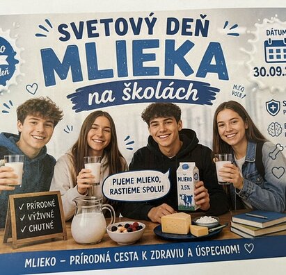 Svetový deň mlieka na školách na SOŠ v Pruskom