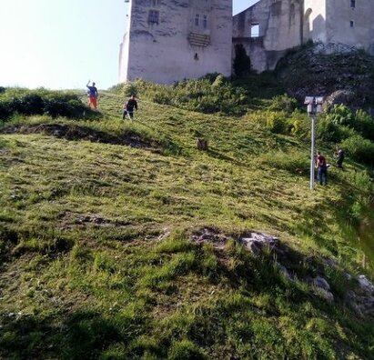 Žiaci SOŠ Pruské na Trenčianskom hrade